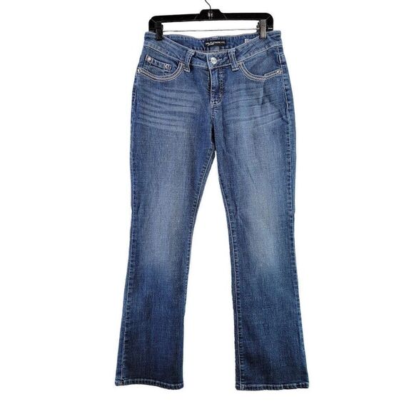 Lee Platinum Label Mid Rise Boot Cut Jeans Sz 8 - Picture 1 of 8